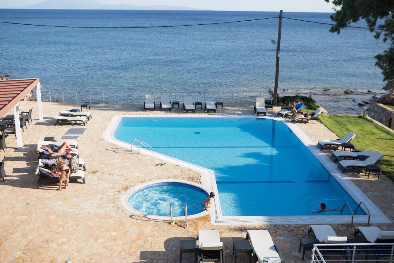 Blue Waves Luxury Suites By The Sea Plomari Fasilitas foto